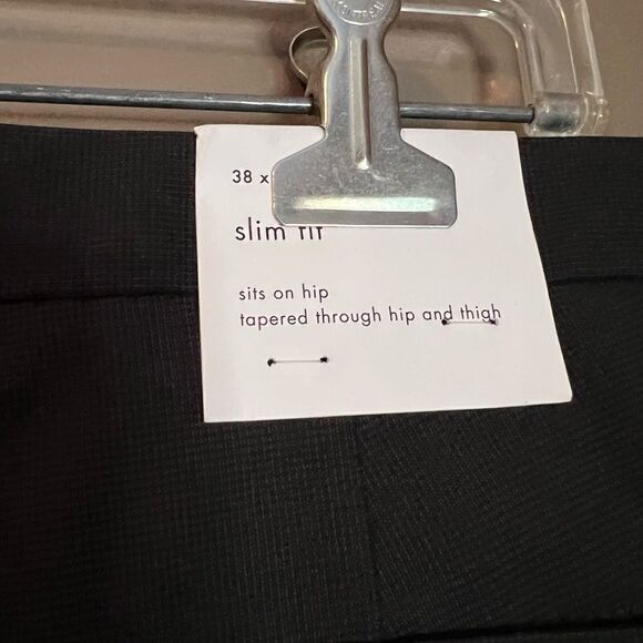 NWT! Calvin Klein slim fit black life style pants.‎ Size 38x32 - Picture 4 of 11